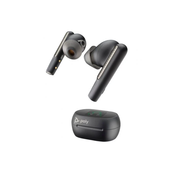 Poly Voyager Free 60+ UC M Auriculares Bluetooth con Estuche de Carga y Adaptador BT700, Negros Poly Voyager Free 60+ UC M Auriculares Bluetooth con Estuche de Carga y Adaptador BT700, Negros