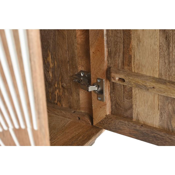 Aparador Home ESPRIT Blanco Dorado Natural Madera 80 x 45 x 97 cm 5 Aparador Home ESPRIT Blanco Dorado Natural Madera 80 x 45 x 97 cm 5