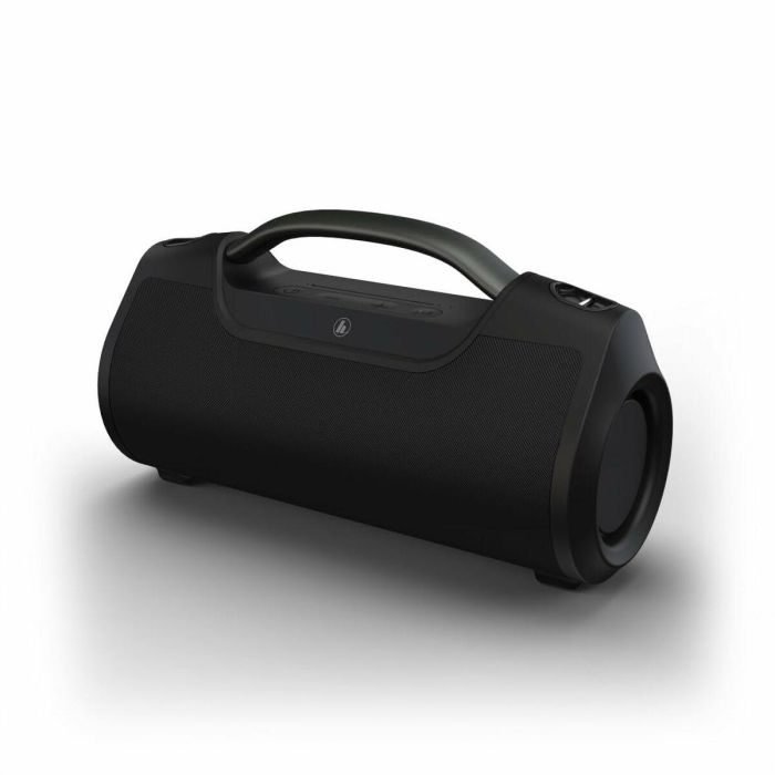Hama Altavoz Soundbarrel Negro - Sonido Potente, Bluetooth 5.0, Resistente al Agua IPX6, Batería de 12h 8