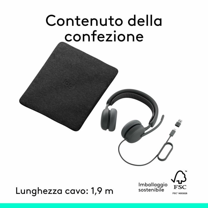 Auriculares Logitech 981-001512 Grafito 1