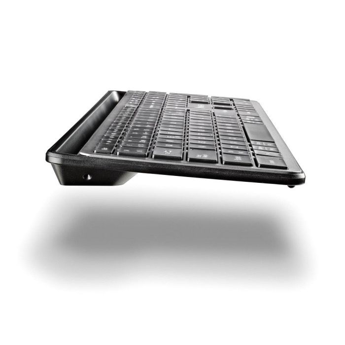 NGS ECLIPSEKIT Kit Teclado y Ratón Inalámbricos Silencioso, Recargable, Multimodo 2.4GHz/Bluetooth, 12 Teclas Multimedia, DPI 800-1600 3