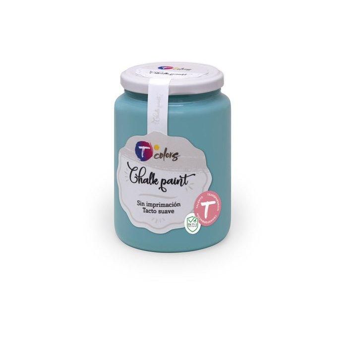 Pintura Chalk Paint Marker Tcolors 400 Ml (Bote) Aguamarina