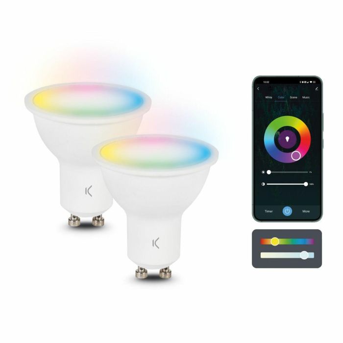Bombilla LED KSIX GU10 5,5 W G 0 Bombilla LED KSIX GU10 5,5 W G 0