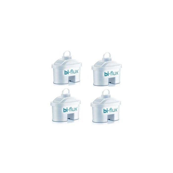 Laica F4M2B2IT150 Filtros BI-FLUX Universal 3+1 | Reduce Dureza Agua, Cloro, Metales Pesados y Previene Cal