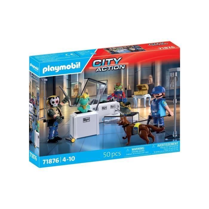 Playmobil 71876 Museo de Arresto de Ladrones, Policía, Acción Urbana, 50 piezas, Edades 4+