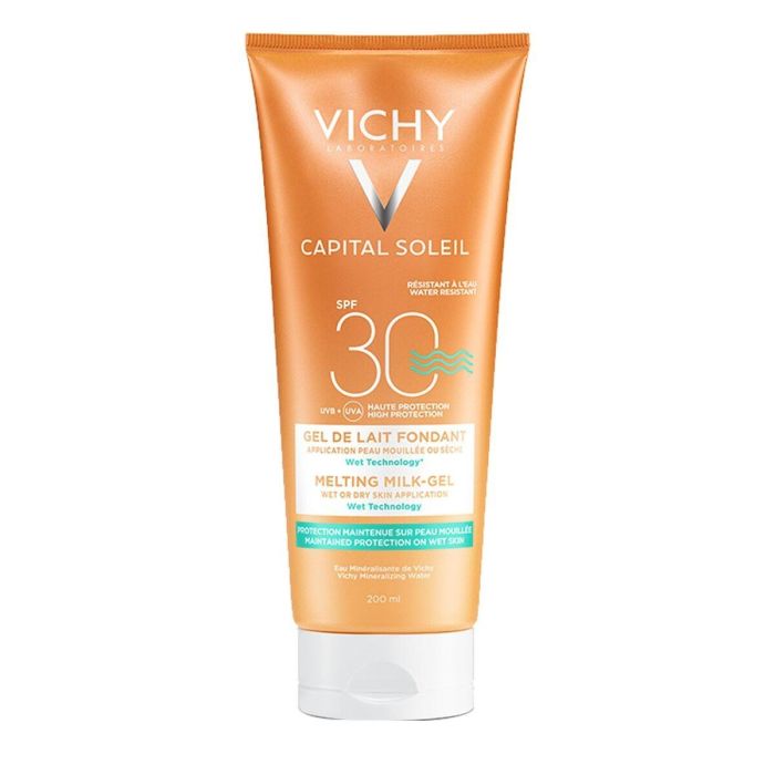 Vichy Leche-Gel Wet Skin Spf 30 200 mL