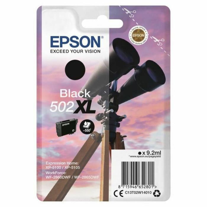 Epson Cartucho Tinta Negra XL 502 para Impresora