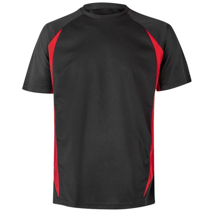 Camiseta Técnica Calpi Negra-Roja Talla M Velilla Camiseta Técnica Calpi Negra-Roja Talla M Velilla