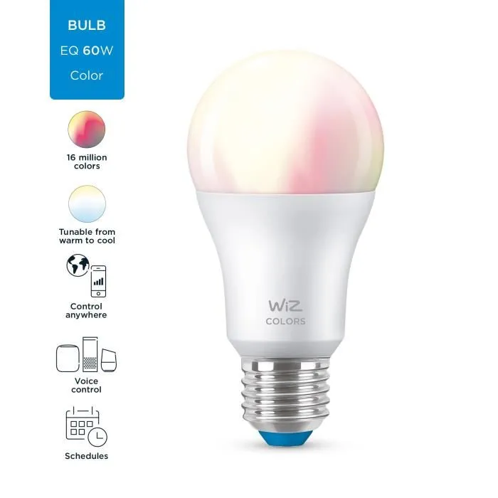 Wiz Bombilla Inteligente Color E27 60W 1