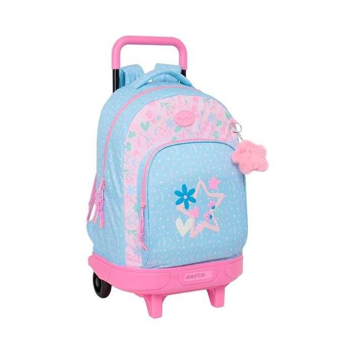 Mochila Safta Grande Con Ruedas Compact Extraible Blackfit8 Smile 450x330x220 mm Mochila Safta Grande Con Ruedas Compact Extraible Blackfit8 Smile 450x330x220 mm