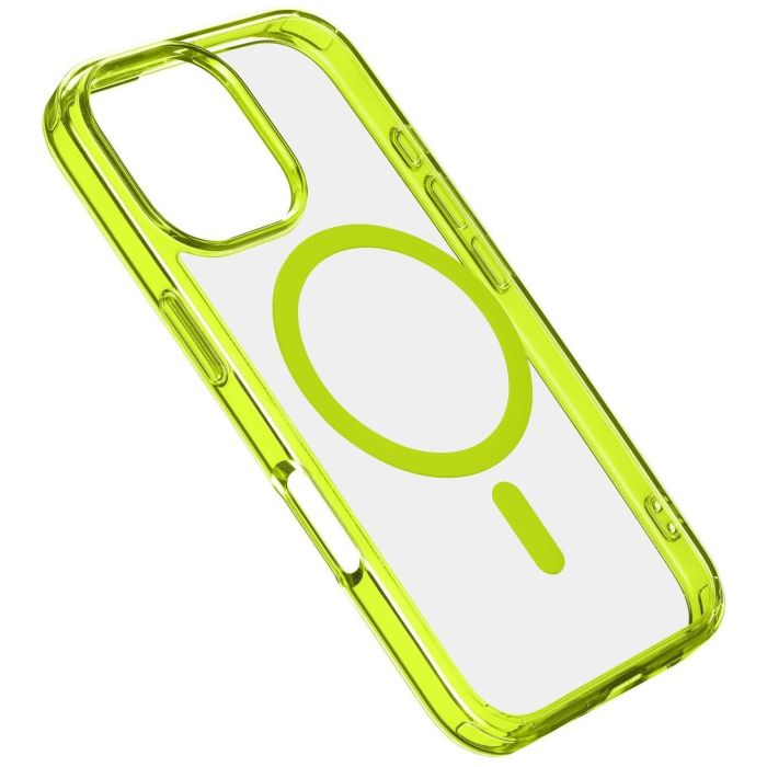 Cellularline Iconic MAG MagSafe Case iPhone 16 Pro Lime 0 Cellularline Iconic MAG MagSafe Case iPhone 16 Pro Lime 0