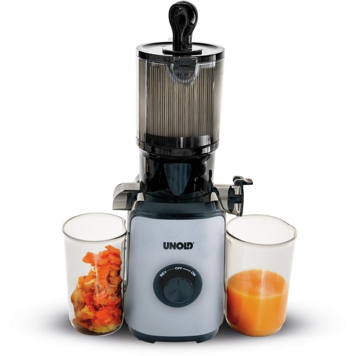 Unold 78275 Slow Juicer Sam Exprimidor Lenta, 80 RPM, 0.8 L, Carbón vegetal