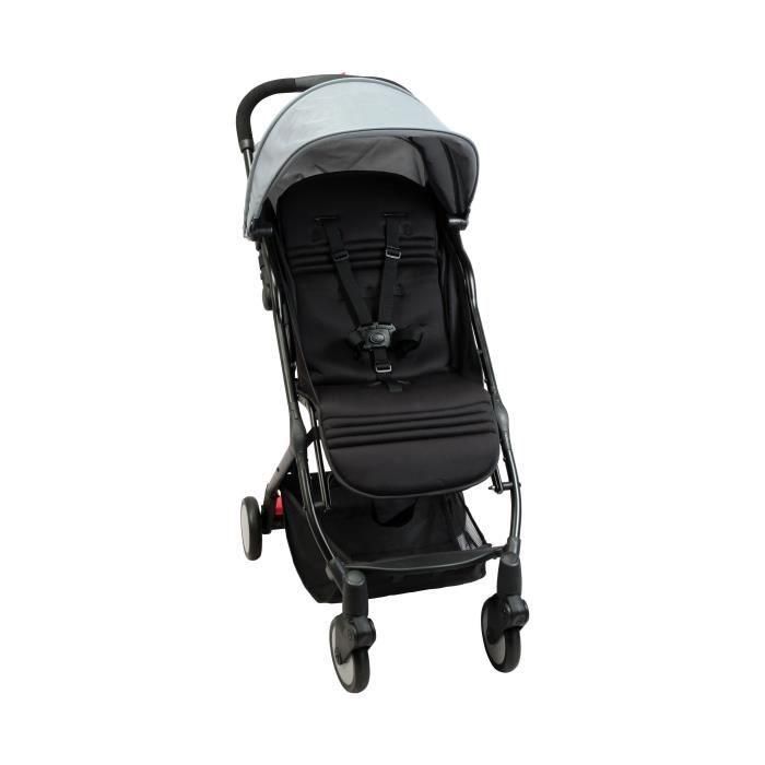 BAMBIKID Cochecito Yuko City Ultracompacto y Ultraligero 6.7kg - Plegado una Mano, desde Nacimiento hasta 15kg - Ideal Viajes Equipaje Mano Gris 0 BAMBIKID Cochecito Yuko City Ultracompacto y Ultraligero 6.7kg - Plegado una Mano, desde Nacimiento hasta 15kg - Ideal Viajes Equipaje Mano Gris 0