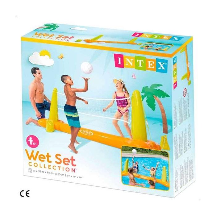 Juego hinchable voley piscina con pelota 239x64x91 cm (+ 6 años) 4 Juego hinchable voley piscina con pelota 239x64x91 cm (+ 6 años) 4