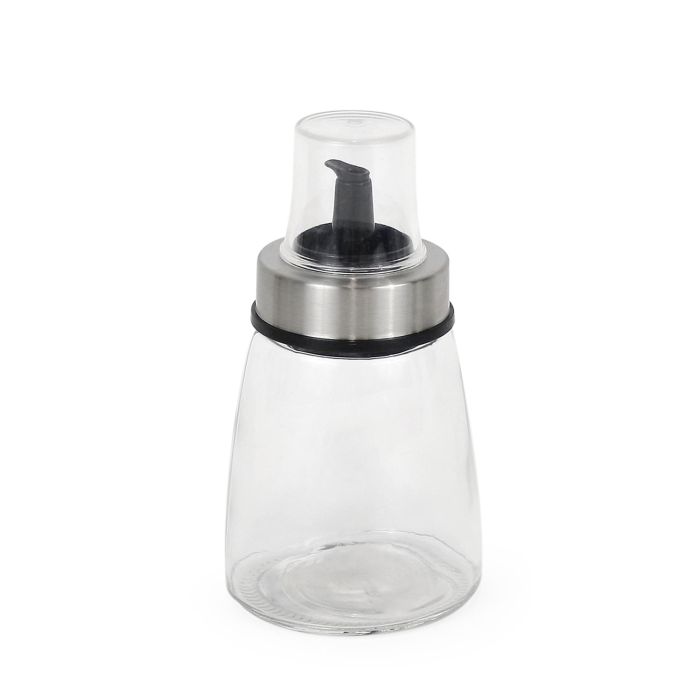Aceitera de vidrio 200 ml con tapón Quttin (12 Unidades) 6 Aceitera de vidrio 200 ml con tapón Quttin (12 Unidades) 6