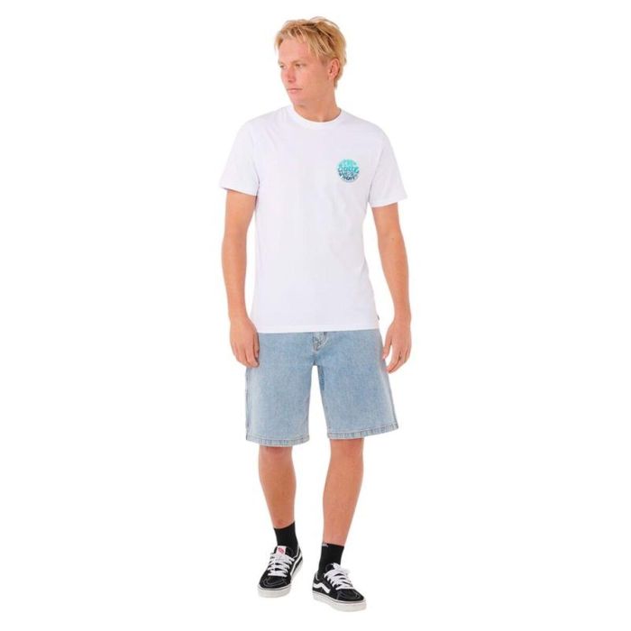 Camiseta de Manga Corta Hombre Rip Curl Passage Tee Blanco 15-16 Años 1