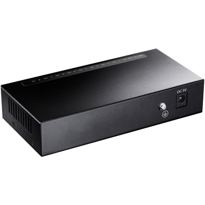 Cudy GS108 Switch Gigabit Ethernet 8 Puertos RJ-45, Conmutador de Red 16 Gbit/s Full Duplex Negro 2