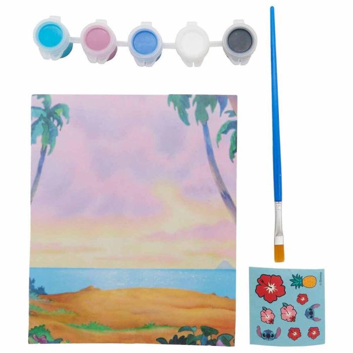 CYP BRANDS Lámpara 3D Stitch Disney para Pintar con 5 Pinturas y Pincel 4 CYP BRANDS Lámpara 3D Stitch Disney para Pintar con 5 Pinturas y Pincel 4