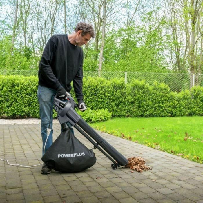 Powerplus POWEG9014 Soplador de hojas eléctrico 3300 W, 270 km/h, 40 L, Gris 2