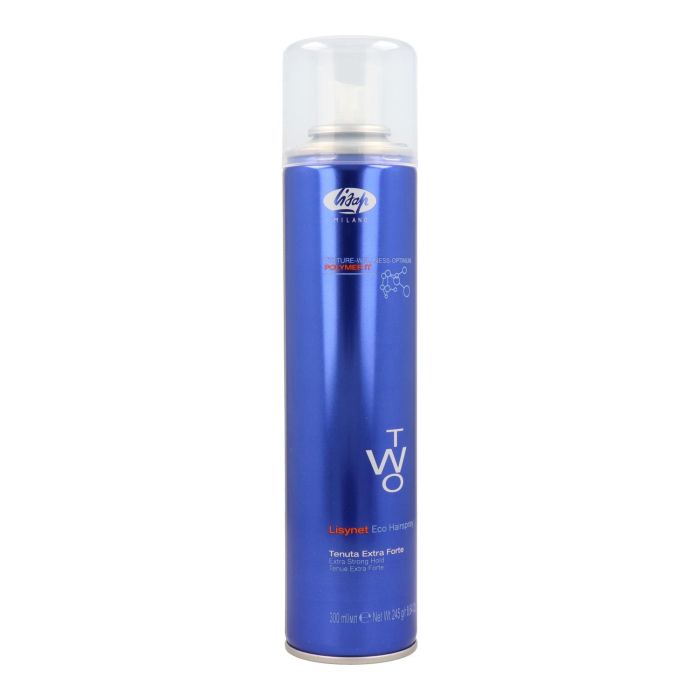 Lisap Lisynet Two Eco Spray Fuerte Moldeador para Cabello No Aerosol 300 ml