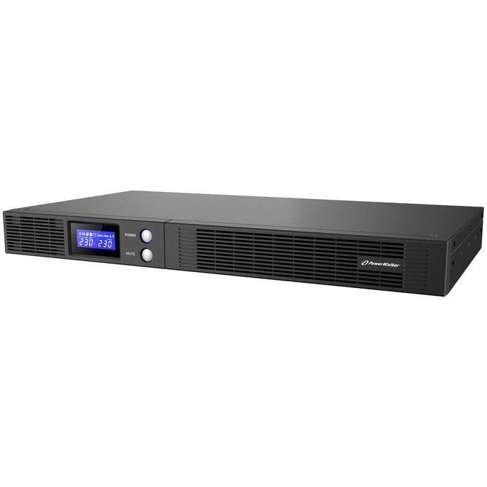 PowerWalker VI 750 R1U SAI Line-Interactive 750VA/450W con Onda Pura (Pure Sine Wave), Ultra Silencioso y Rack 1U USB HID