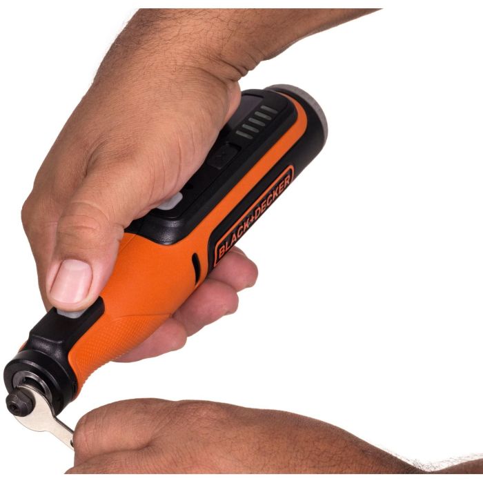 Black + Decker BCRT8I-XJ Herramienta Inalámbrica de Precisión Multifunción 8V 1.5Ah Batería Recargable 6500-28000 RPM Compatible Dremel 6 Black + Decker BCRT8I-XJ Herramienta Inalámbrica de Precisión Multifunción 8V 1.5Ah Batería Recargable 6500-28000 RPM Compatible Dremel 6