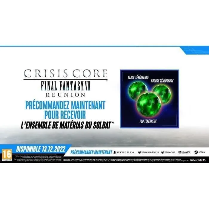 Square Enix Crisis Core Final Fantasy VII Reunion PS5 1