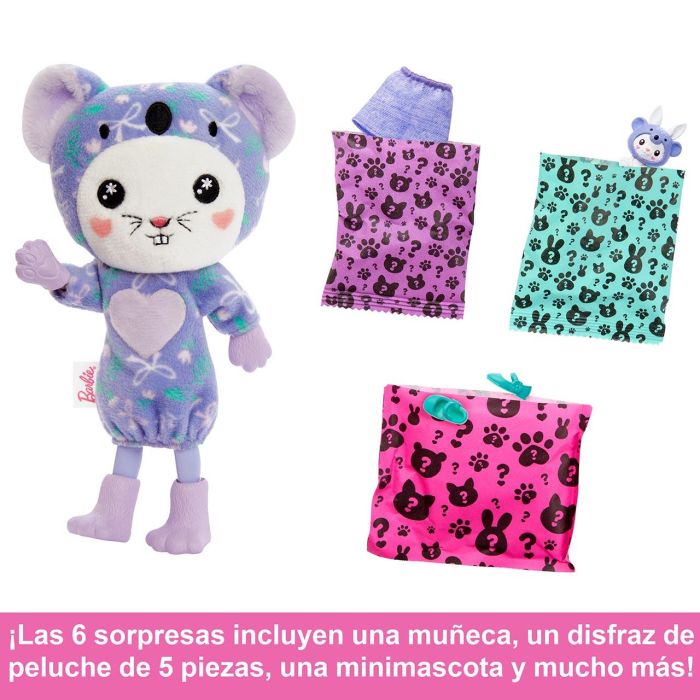 Muñeca Barbie Chelsea Cutie Reveal Gato Panda Hrk28 Mattel 3