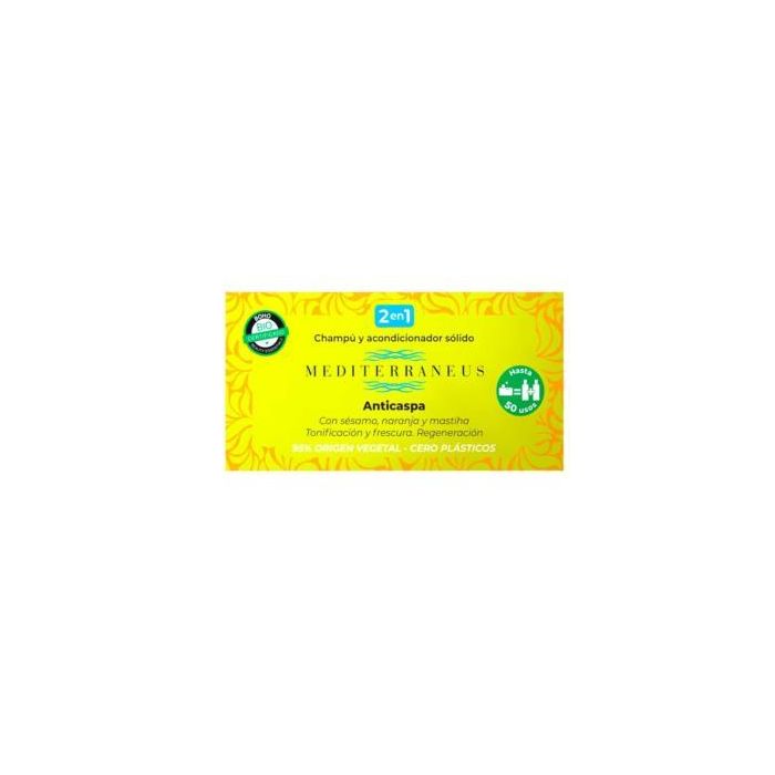 Mediterraneus Champu-Acondicionador Solido Anticaspa 55 Gr. Mediterraneus Champu-Acondicionador Solido Anticaspa 55 Gr.