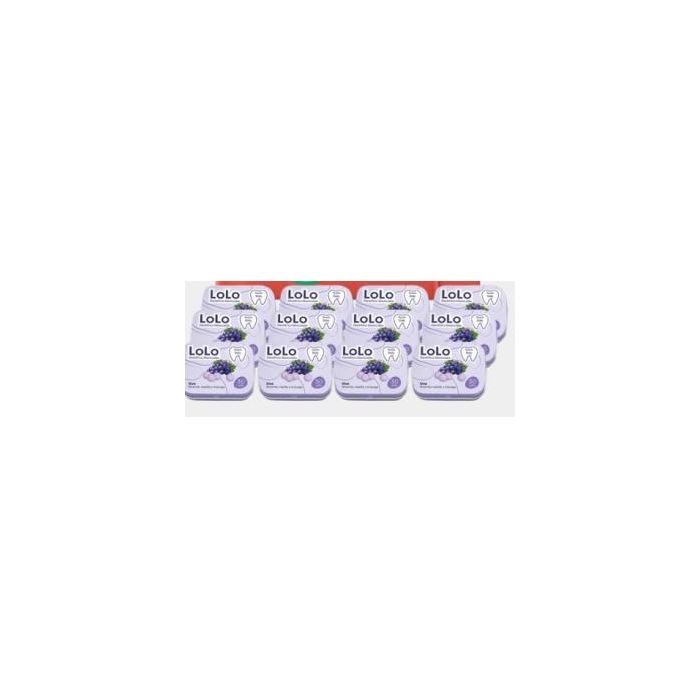 Dentifrico Solido+Enjua Toothballs 30U Uva 12Lat**