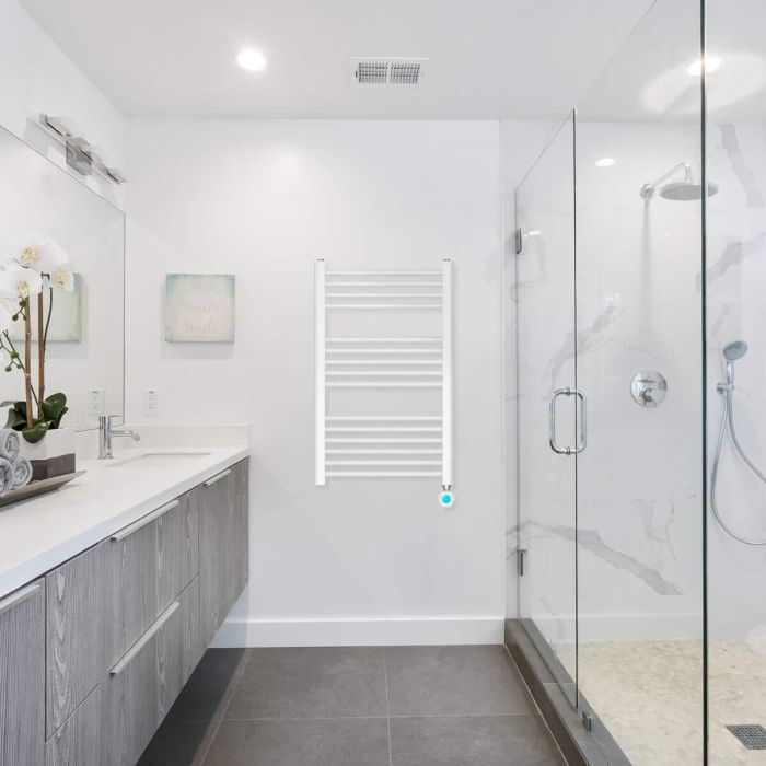 Toallero Eléctrico de Pared Haeger TW-40W.006A 400 W 80 x 50 cm 2