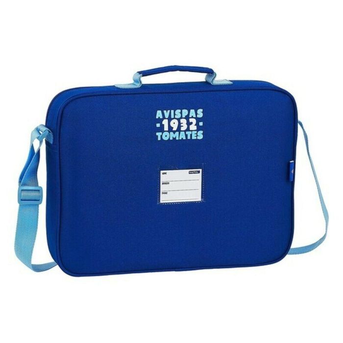 Cartera Escolar Real Zaragoza Azul Azul claro (38 x 28 x 6 cm) 1