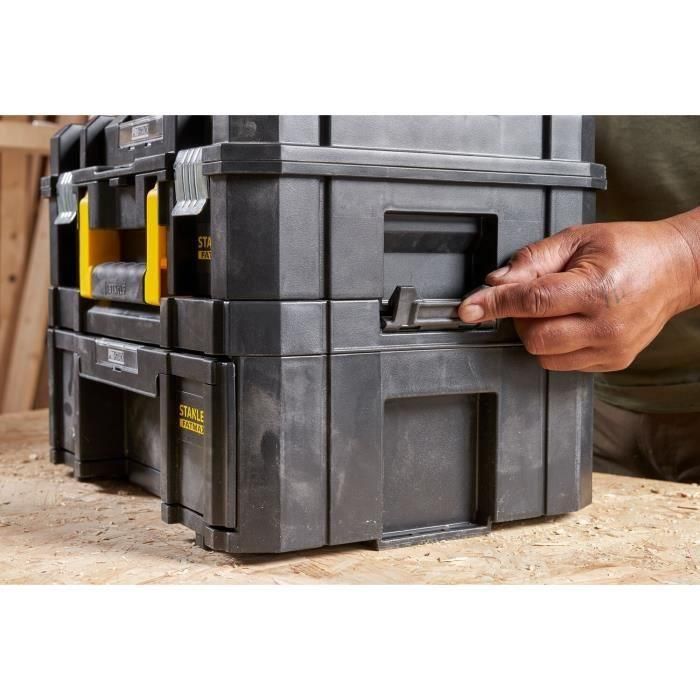 STANLEY Tstak-Fatmax - Caja de cajones grande con 6 compartimentos extraíbles, 9,5 l - 44 x 33,17 x 17,6 cm - FMST1-71968 4 STANLEY Tstak-Fatmax - Caja de cajones grande con 6 compartimentos extraíbles, 9,5 l - 44 x 33,17 x 17,6 cm - FMST1-71968 4