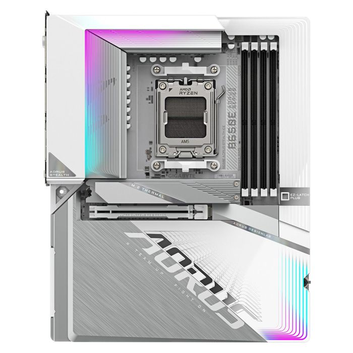 Gigabyte B650E AORUS STEALTH ICE Placa base ATX AM5 DDR5 Wi-Fi 7 2.5GbE para AMD Ryzen Serie 9000 1