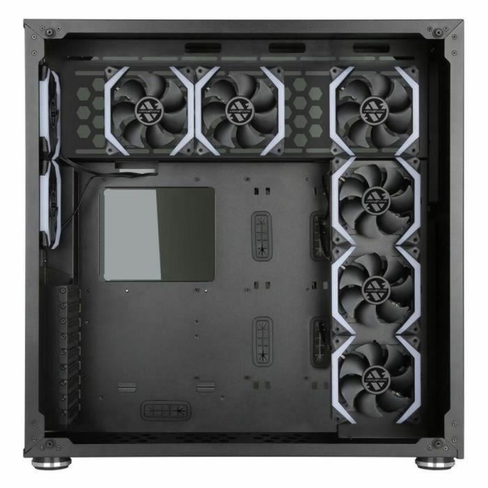 Abkoncore R780 Sync Caja de PC Torre Grande E-ATX/ATX/mATX/mITX Sin Fuente de Alimentación con Sincronización A-RGB, Vidrio Templado y USB 3.0 Negra 2