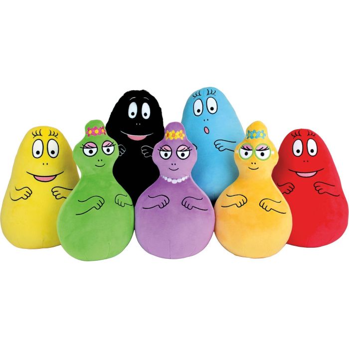 Jemini JEM3298060245333 Lote de 7 Peluches Barbapapa - Colección Completa - 28 cm
