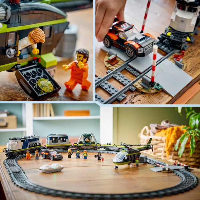 Lego City 60508 Robo al Tren de la Policía Juguete de Construcción para Niños +7 Años