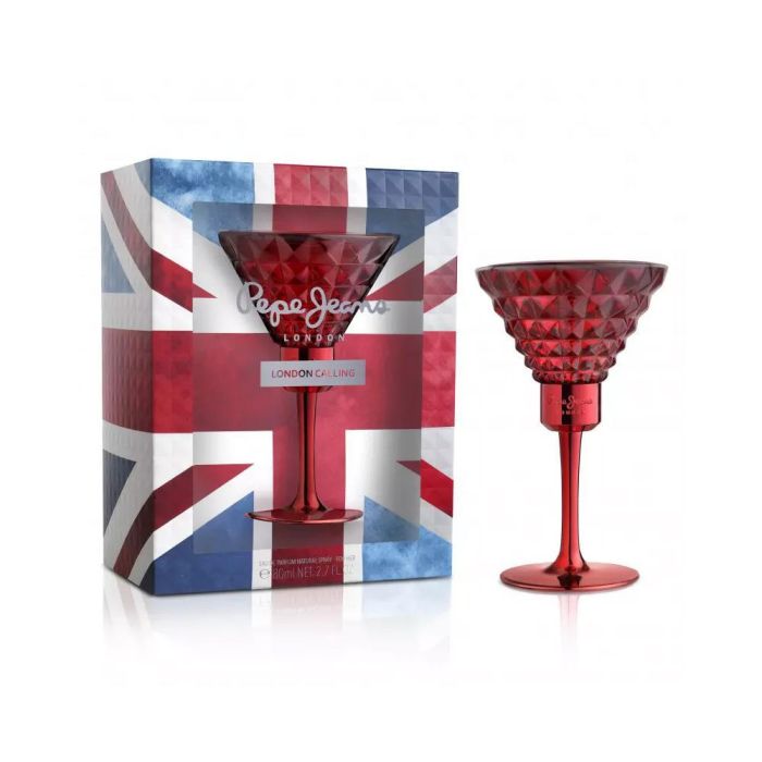 Pepe Jeans London Calling Eau de Toilette para Mujer 80ml - Aroma de Ginebra, Ginger Ale, Limón con Vainilla y Ámbar