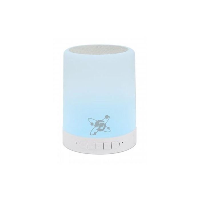 MANHATTAN LED-Bluetooth-Lautsprecher LED-Licht mit drei Helligkeitsstufen und sechs Farben MicroSD-Kartenslot 3.5-mm-Klinke 3