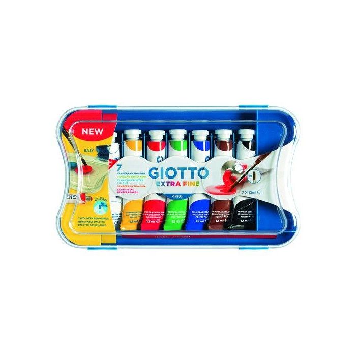 Tempera Giotto 12 Ml (Tubo) Estuche De 7