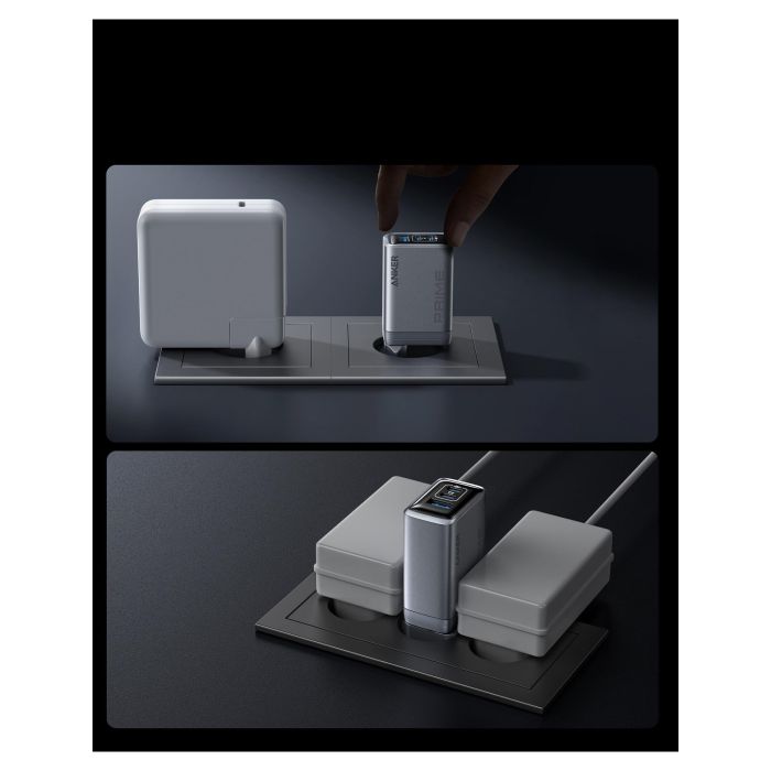 Anker A2688341 Cargador 100W 3 Puertos GaN 1 USB-A 2 USB-C Negro 3