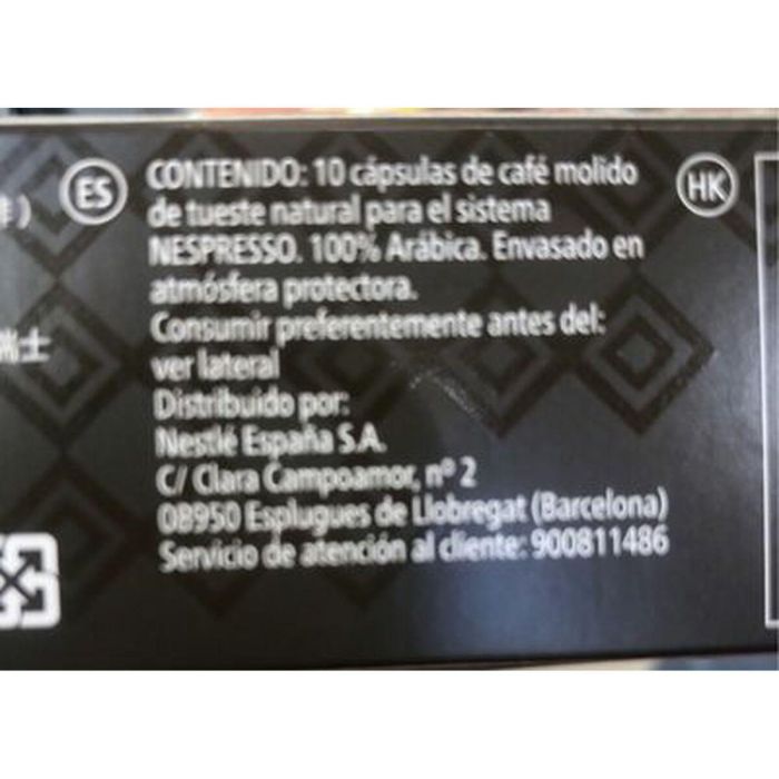 Cápsulas de Café Starbucks NESPRESSO NESCAFE COLOMBIA 1 Cápsulas de Café Starbucks NESPRESSO NESCAFE COLOMBIA 1