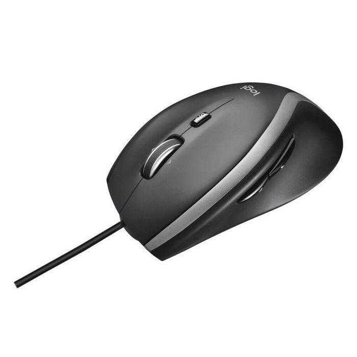 Logitech M500S Ratón con Cable Negro con Desplazamiento Hiperrápido, Precisión Láser y Botones Adelante/Atrás, Diseño Ergonómico 7