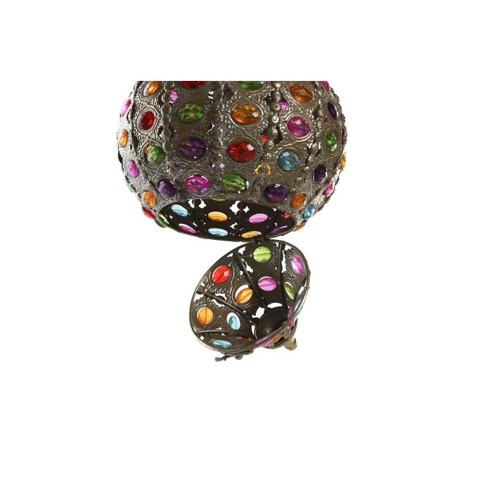 DKD Home Decor Lampara Techo Arabe Dorado Multicolor 24 x 42 x 24 cm 1