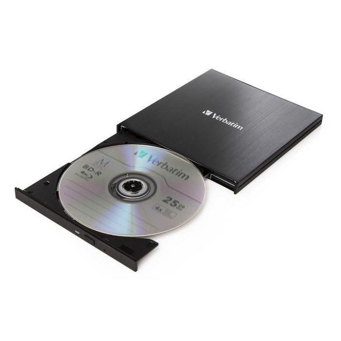 Verbatim EXTERNAL ULTRA HD 4K EXTERNAL SLIMLINE BLU-RAY WRITER USB 3.1 GEN 1 WITH USB-C CONNECTION 3 Verbatim EXTERNAL ULTRA HD 4K EXTERNAL SLIMLINE BLU-RAY WRITER USB 3.1 GEN 1 WITH USB-C CONNECTION 3