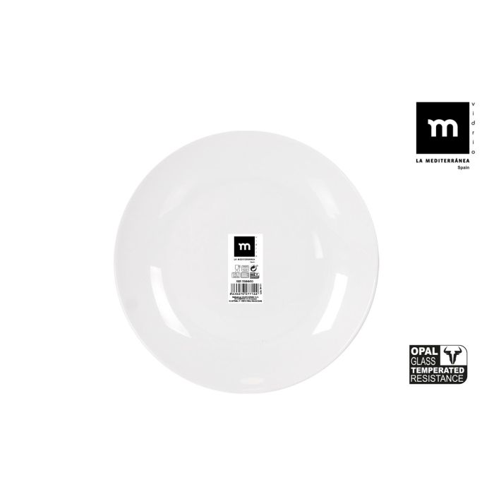 Plato Postre Opal Whom 21.5 cm - La Mediterranea (48 Unidades) Plato Postre Opal Whom 21.5 cm - La Mediterranea (48 Unidades)