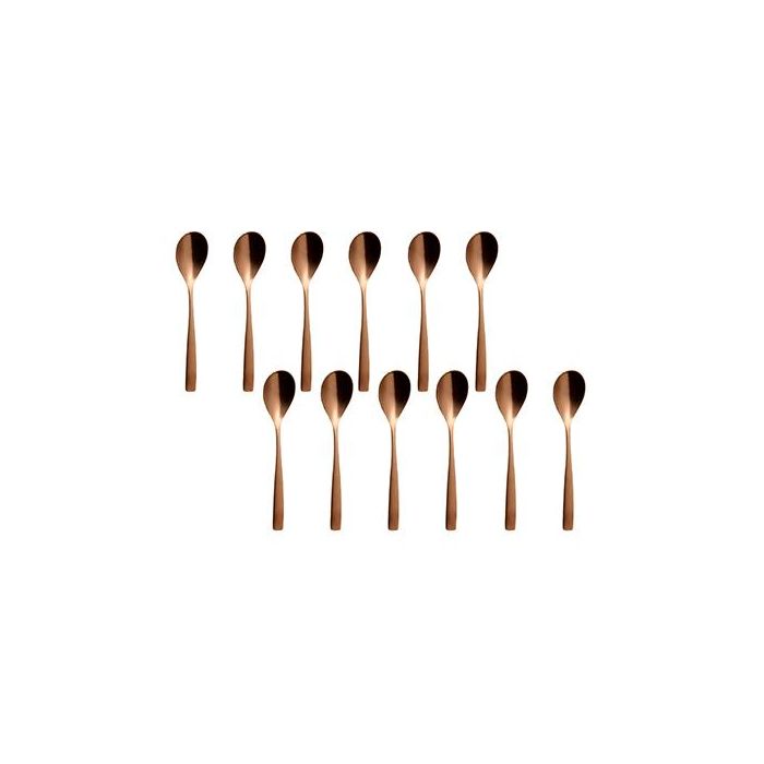 Sinxelo Satin Cobre Cuchara Moca 110 Mm (12 Unidades) 2 Sinxelo Satin Cobre Cuchara Moca 110 Mm (12 Unidades) 2