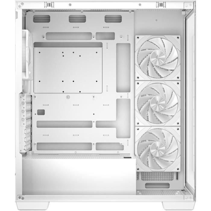 Deepcool CG580 4F WH - Caja Torre PC Gaming, ATX, Cristal Templado, 4 Ventiladores ARGB, USB-C, Blanco 3 Deepcool CG580 4F WH - Caja Torre PC Gaming, ATX, Cristal Templado, 4 Ventiladores ARGB, USB-C, Blanco 3