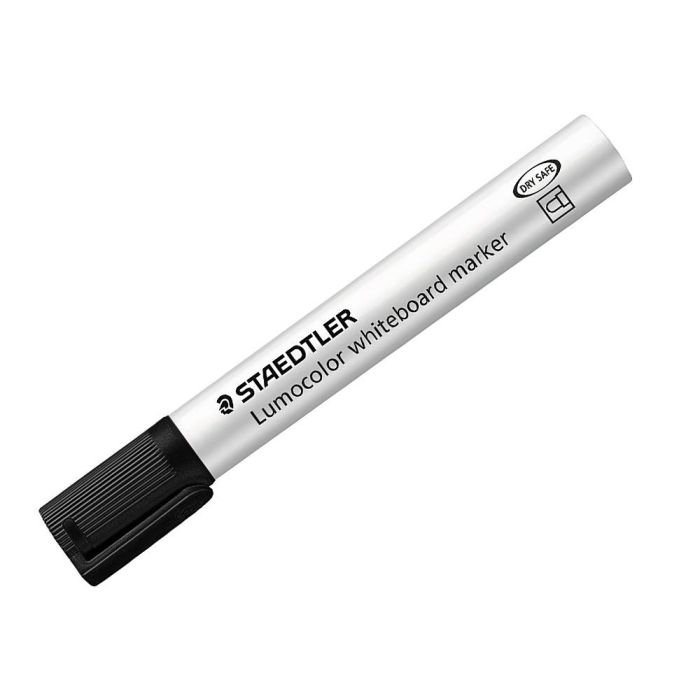 Rotulador Staedtler Lumocolor 351 Para Pizarra Blanca Punta Redonda 2 mm Recargable Color Negro 10 unidades 2