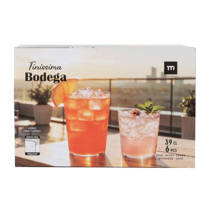 La Mediterranea - Vaso Bodega 'Finissima Bodega', 39 Cl (390 ml), Vidrio (24 Unidades) 4